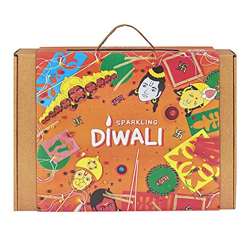 Sparkling Diwali 3-In-1 Craft Kit for Kids and Adults : Great Gift for Ages 4-99 Years