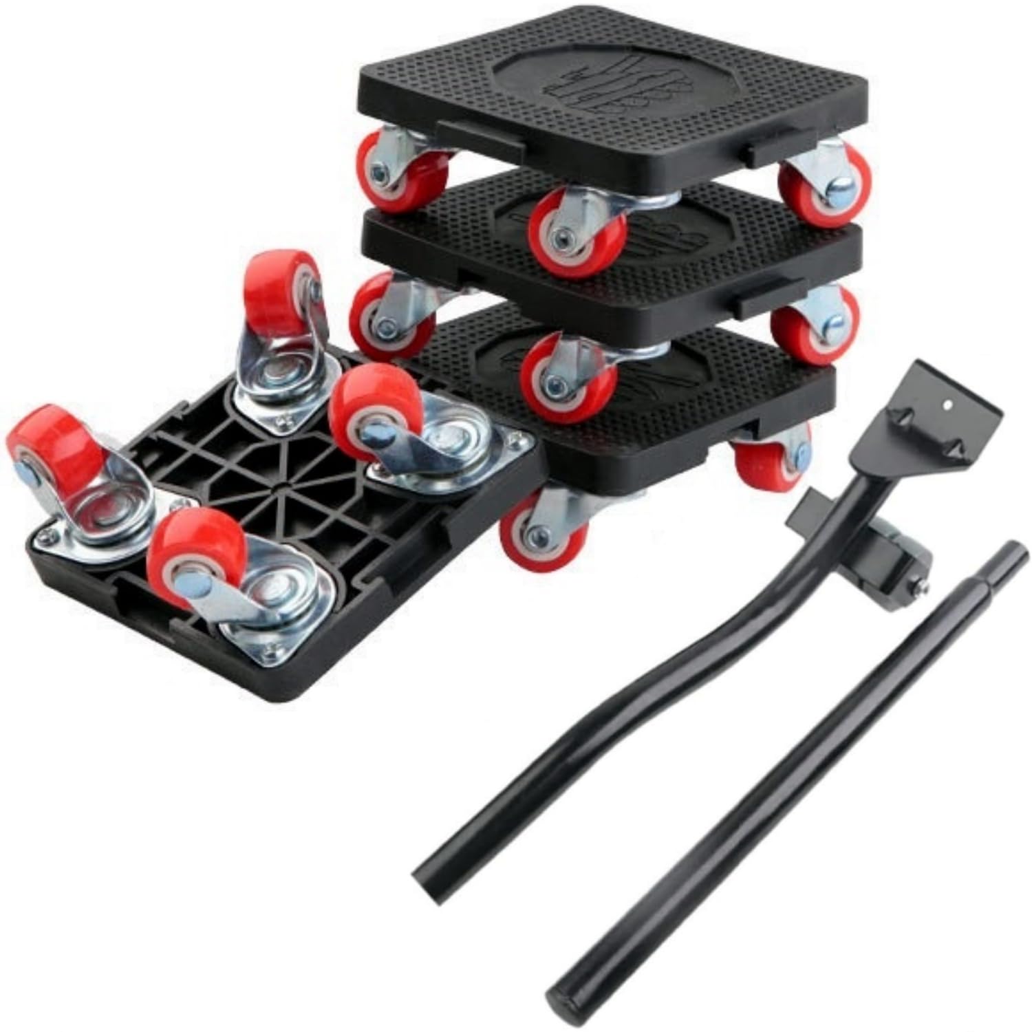 Furniture Mover Tools, 4 Wheels and Portable Lift with 880 lb Carrying Capacity for Moving Heavy Furniture,Refrigerator, Sofa, Cabinet