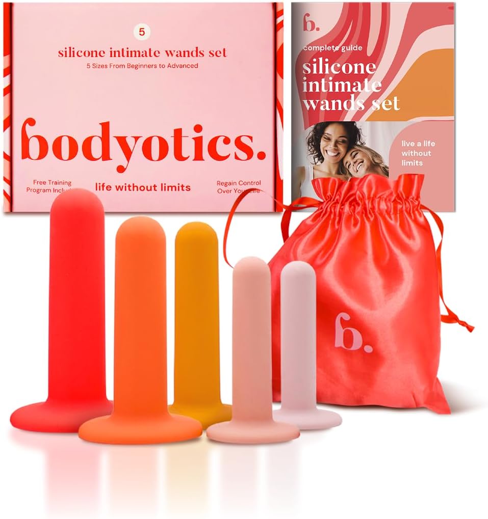 Bodyotics Silicone Dilators Set of 5 for Pelvic Floor Exercise