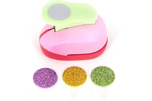 Hole Punch Shapes,1 Inch Paper Punch Hand Punched Scrapbook Punch with Circular Craft Shape Design