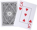 pengxiaomei Two Decks Poker Cards PVC Waterproof Plastic Coated Black Red view 4