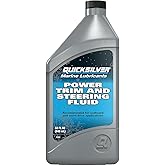 Quicksilver Power Trim &amp; Steering Fluid, 32 oz | Designed for Marine Power Trim and Steering Systems