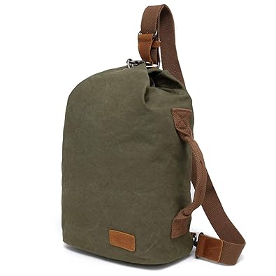 Amazon ボディバッグ メンズ 帆布製 本革 レザー ジムバッグ