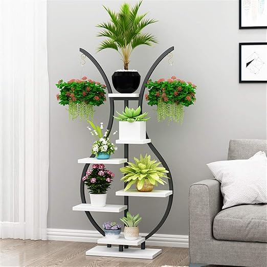 JFJL Modern Style Flower Rack Pflanzenständer Multi Holz Regale Bonsai