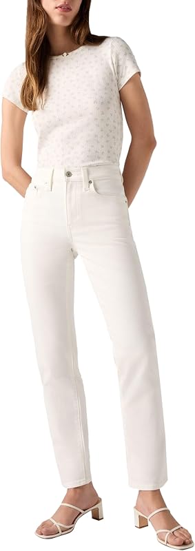 724 High Rise Straight, Jeans Donna, Cloud Dancer, 31W / 32L — foto 8 di 8