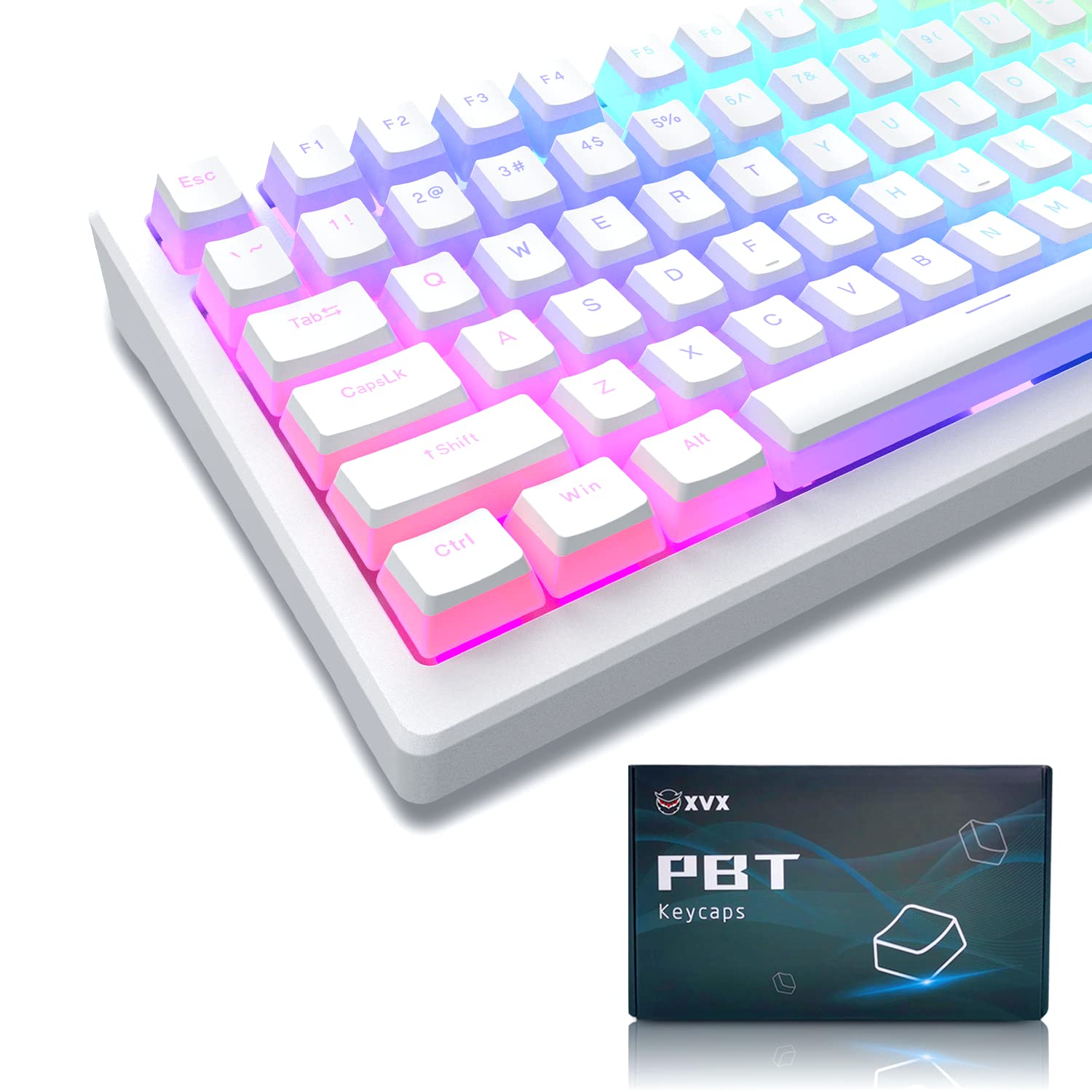 Mua Pudding Keycaps, PBT Keycaps 165 Keys Set Custom Keycap Set, Shine Through Keycaps OEM