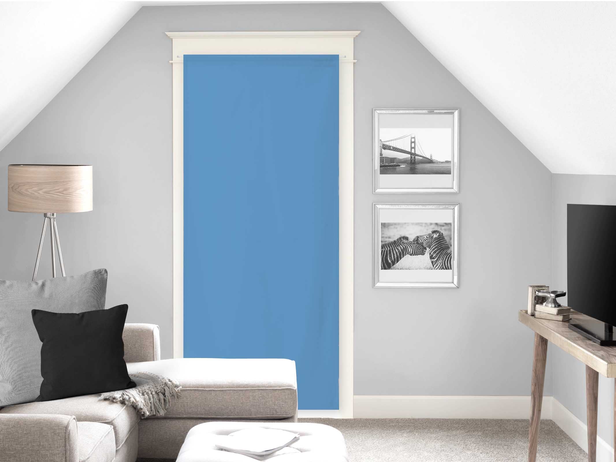 Soleil d 'Ocre 046552 Dolly Brise Bise 70 x 200 cm Polyester Blue