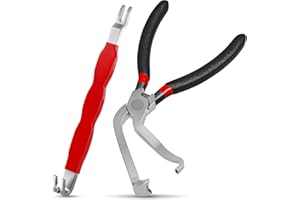 Guweta Electrical Disconnect Pliers 37980 60Degree Automotive Electrical Connector Disconnect Pliers Separator Long Spark Plug Disassembly Pliers Fuel Line Disconnect Remove Tool Pliers