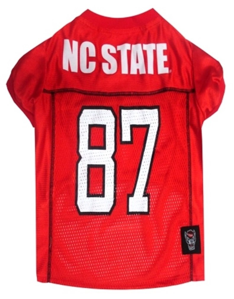 Pets First NCAA College North Carolina State Wolfpack Mesh Jersey for DOGS & CATS, Medium. Licensed Dog Jersey with your Favorite Football/Basketball College Team