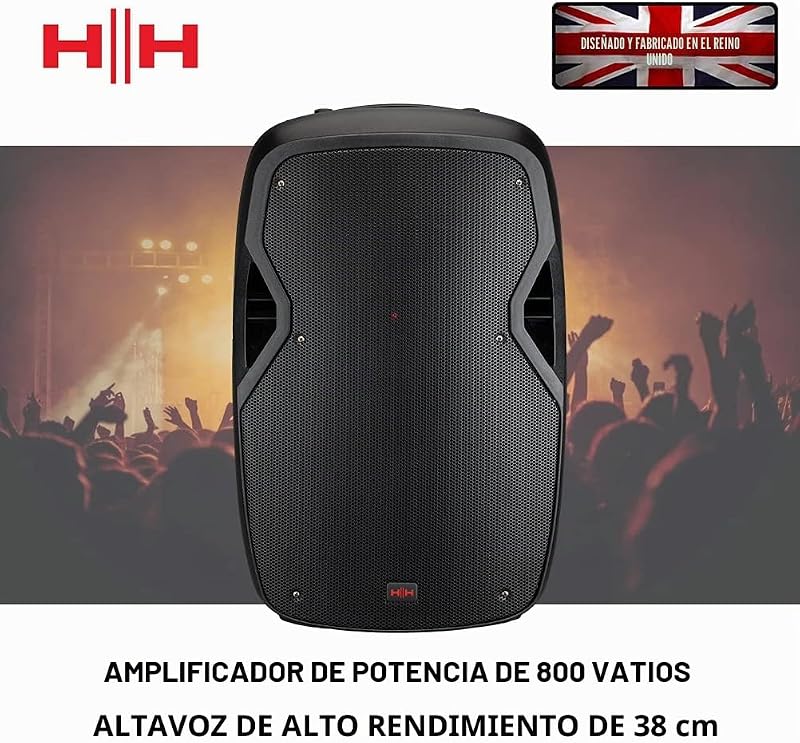 VECTOR da HH Electronics VRE-15AG2 - Coluna ativa moldada com Bluetooth - 800 W - 15" LF + 1" CD — foto 2 de 7
