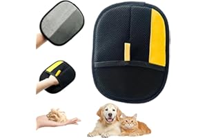 Keoshiga Pet Hair Removal Glove for Cats & Dogs, Efficient Grooming Gloves for Pet Hair, Cat Grooming Gloves for Hair Removal