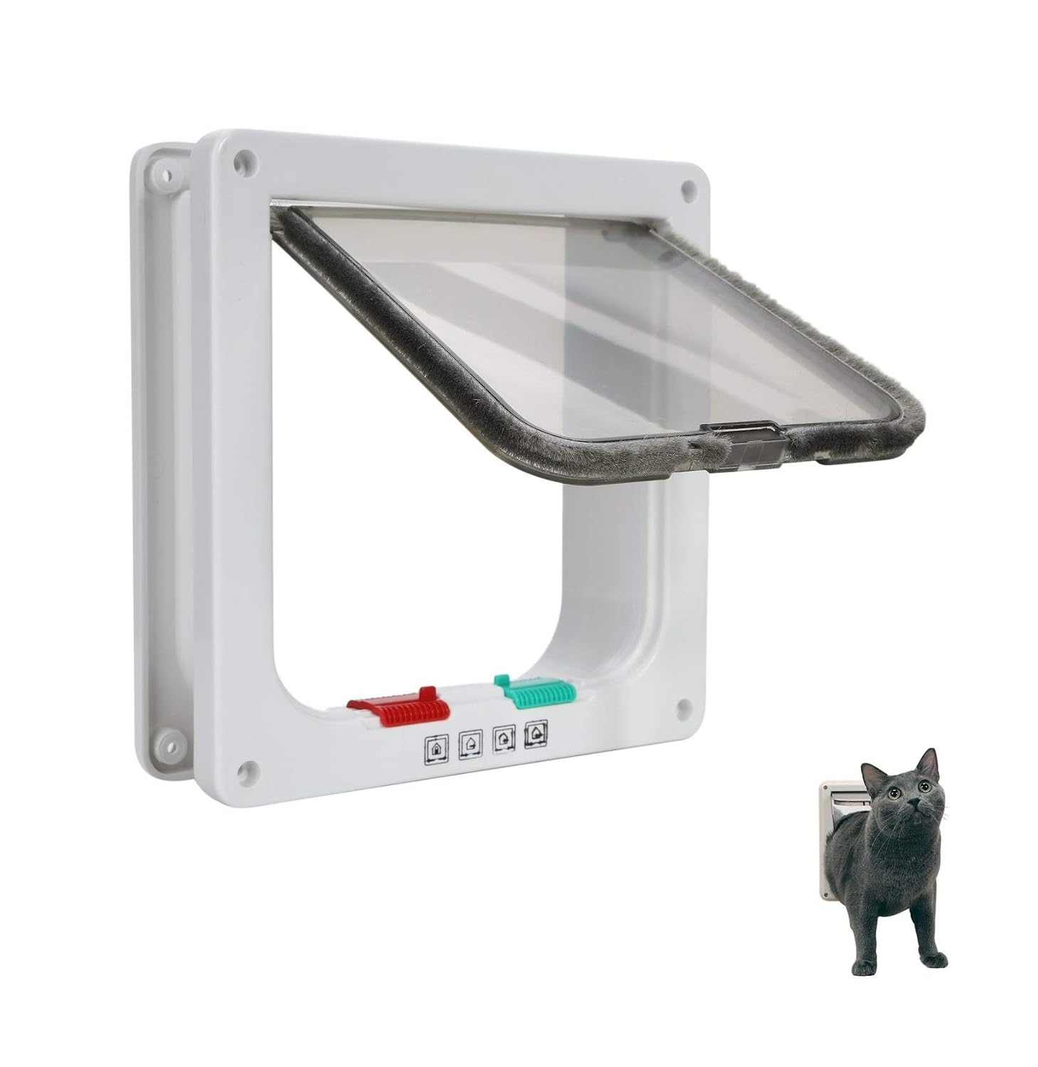Ferplast Porta Per Gatti E Piccoli Cani SWING 1 Gattaiola, Porticina - 9