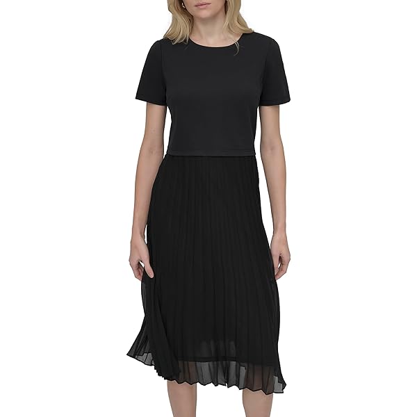 DKNY DRESS - Vestido Ligero - Black/negro