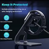 TiMOVO Aluminum Charger Dock for Fitbit Charge 6 5 Luxe 5.4ft USB Cable Space view 4