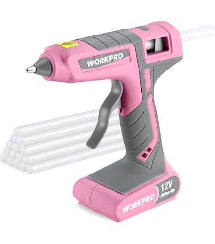 Bauer Power Tools Bauer 20V Cordless Glue Gun Kit - Full Size Hot Glue ...