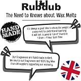 RubDub 4 x 30g Soy Wax Melt Snap Bars April Showers Pear Freesia Rose Dove view 6