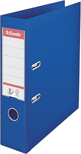 Esselte No.1 Power Lever Arch File 75mm A4 Spine Blue
