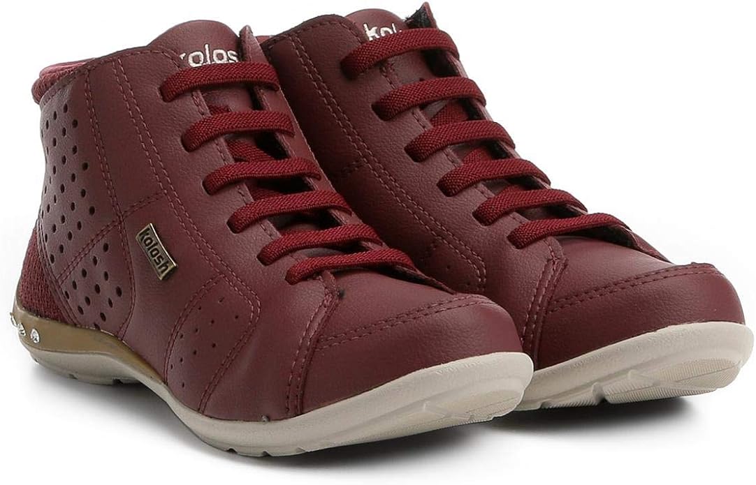 tênis cano alto kolosh recorte strass feminino