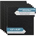 6 PACK Replacement Litter Box Filters Compatible with Nature's Miracle CORNER Cat Litter Box – Activated Charcoal Filters Eliminate up to 99% of Odors Made in USA (Corner: 6.5 Inch x 6.25 Inch)