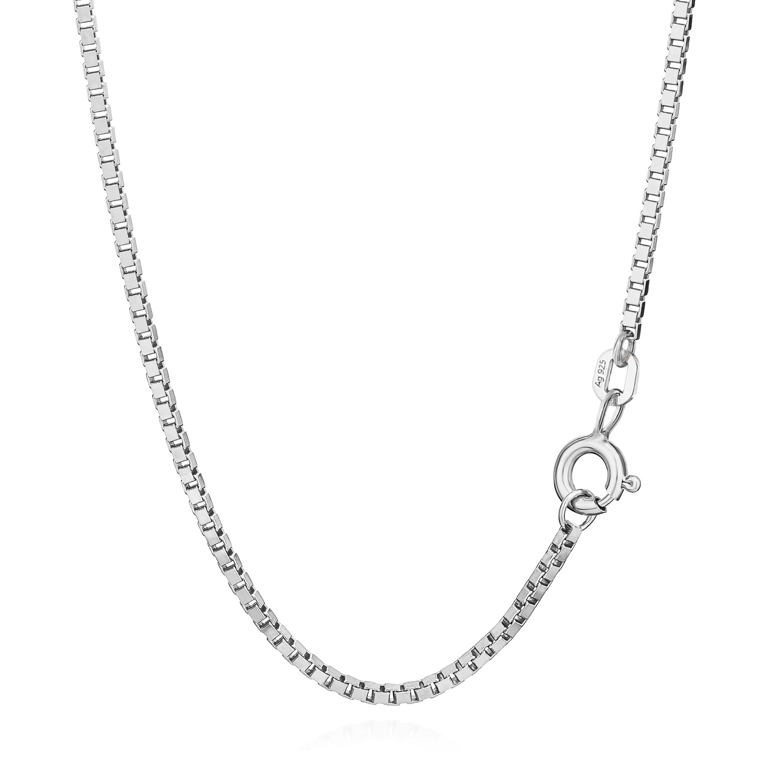 NKlaus Venezia 1 silver chain 3634, 75 cm long, 8,2 gram 1,4 mm wide