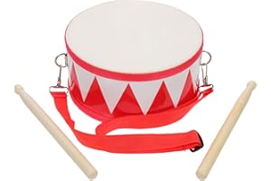 Healifty 8inch Snare Drum for Toddler Students Beginners,1 Set of Children Snare Drum Performance Drum with Adjustable Strap 