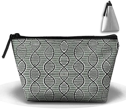 Hot Double Helix DNA Portable Cosmetic Bag Makeup Bag For Women And Girls