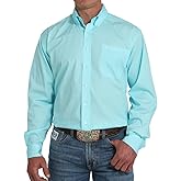 Cinch Men's Turquoise Long Sleeve Button Shirt