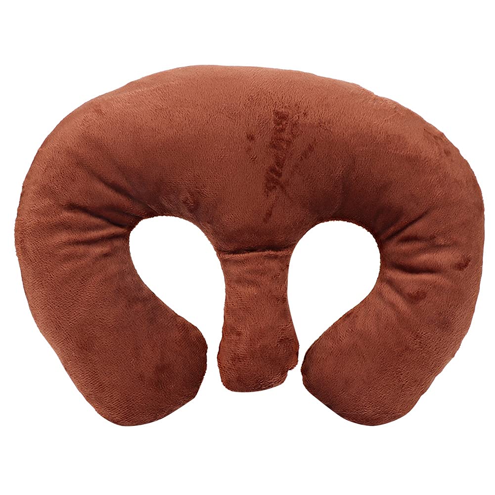 ANGGREK Chest Wrinkle Pillow, Breast Pillow For Massage Table Beauty Salon Breast Support Pillow Spa Massage Chest Pillow Cushion Dark Coffee Breast Pillow For Wrinkles (Dark Coffee Color)