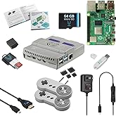Vilros Raspberry Pi 4 4GB Retro Gaming Kit with 2 USB Gamepad Controllers & Gaming Style Case, 64GB Micro SD Card, HDMI Cable