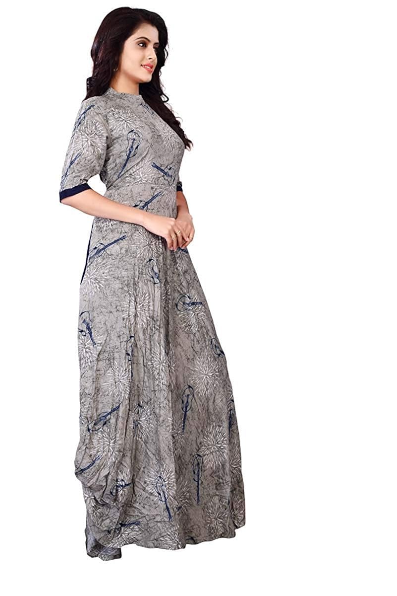 fkart women's rayon dress material (grey chain_grey_)