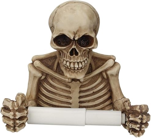 NA Taschentuchhalter Neuheit Schädelform Wandbehang Küche Bad