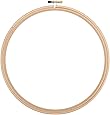 Edmunds Wood Embroidery Hoop with Round Edges, 12-Inch