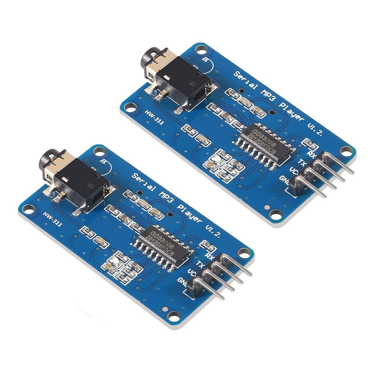 2pcs YX5300 UART Control Serial MP3 Music Player Module …