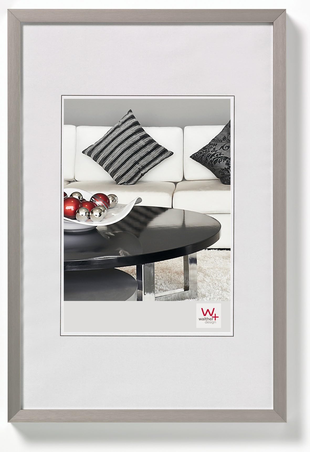 walther design Picture Frame Steel 10 x 15 cm Aluminium Chair Aluminium Frame AJ015D — image 1