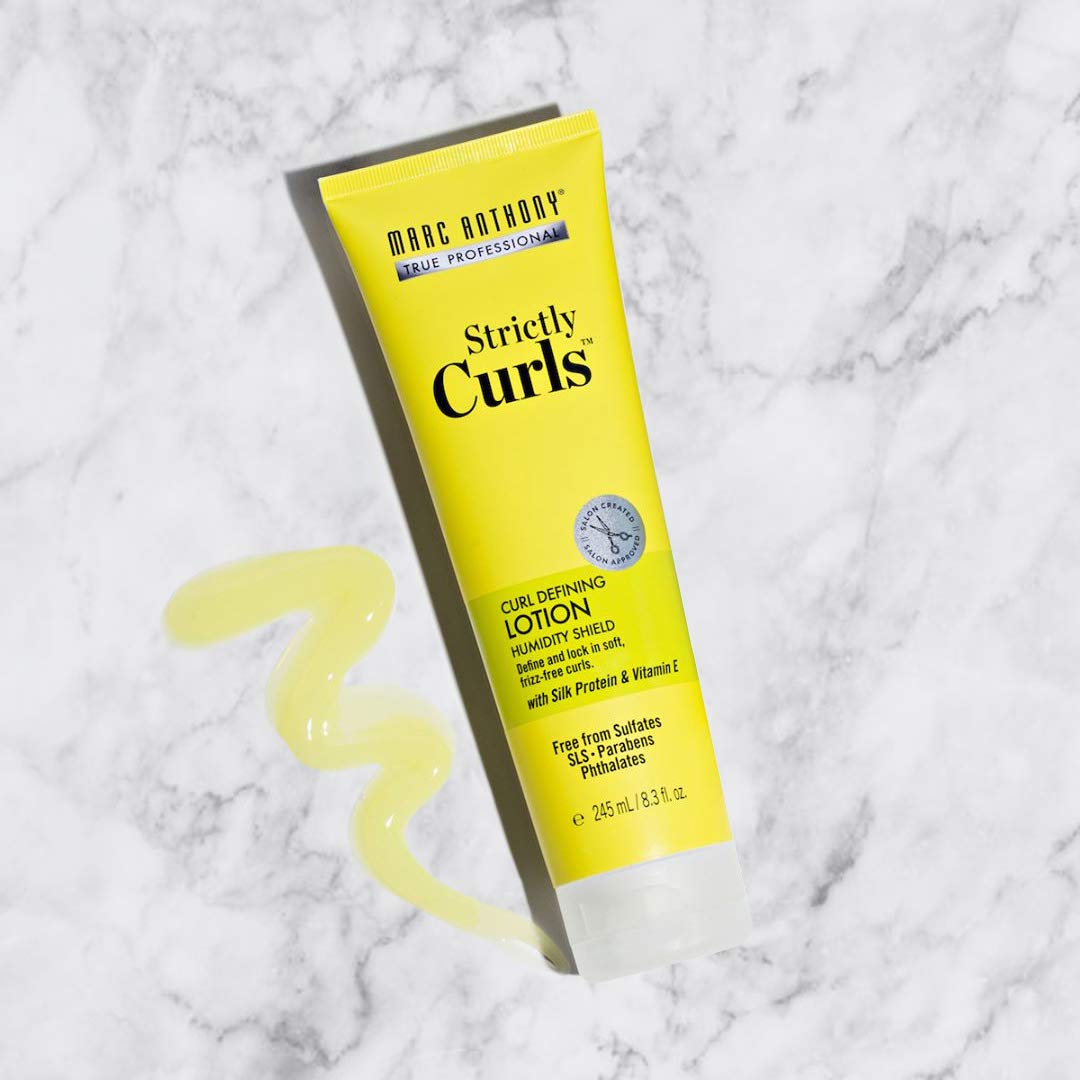 Marc Anthony Strictly Curls Curl Defining Styling Lotion, 8.3 Ounce Tube with Silk Protein and Vitamin E for Curl Definition : Curl Enhancers : Beauty