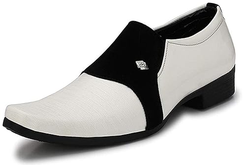 white leather formal shoes for mens