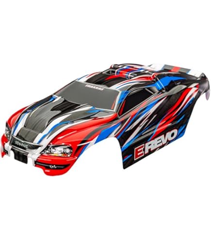 Amazon.com: Traxxas 7111 1/16 Clear E-Revo Body with Decal Sheet