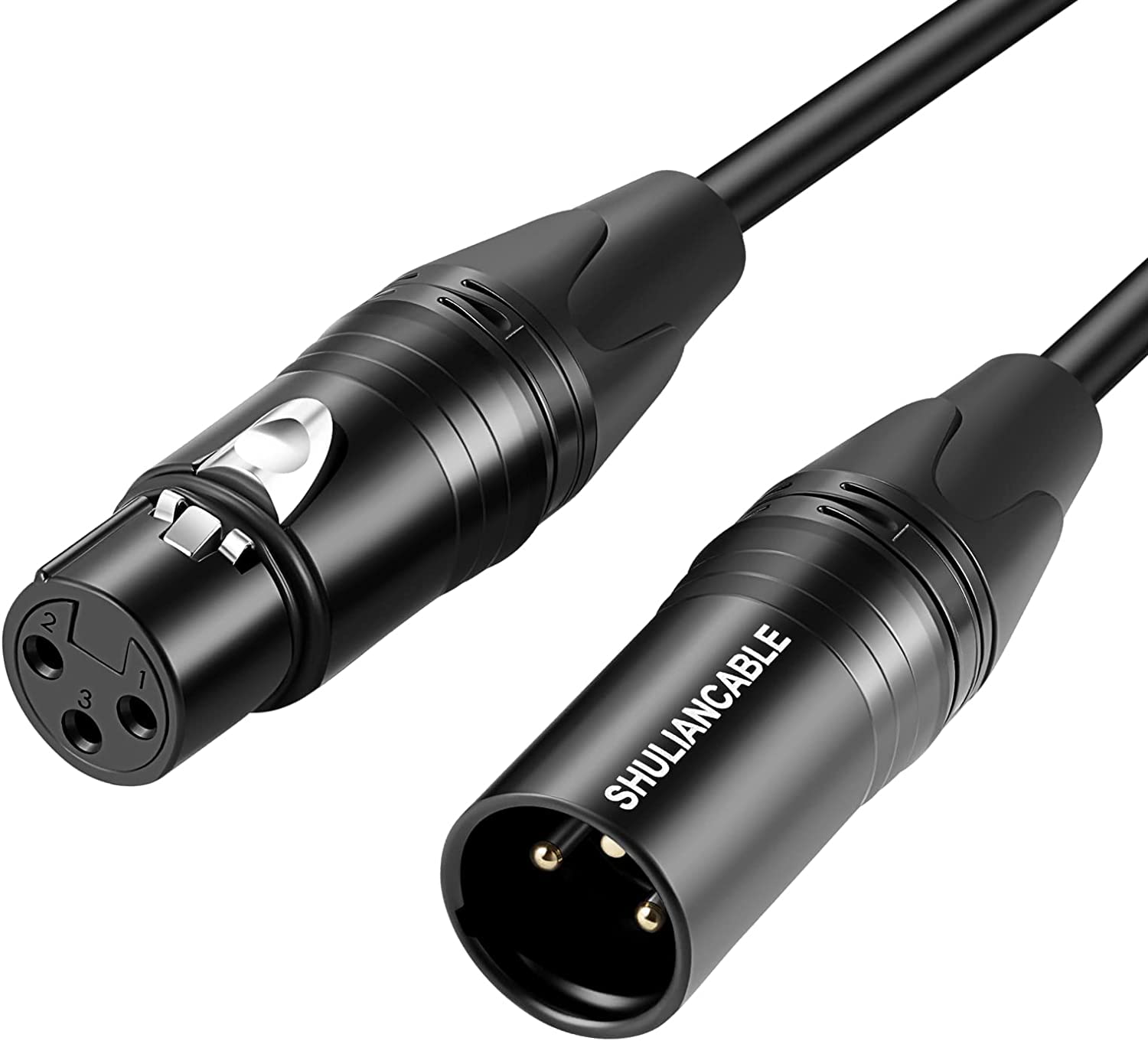 SHULIANCABLE Microphone Cable, XLR Male to XLR Female, Microphone Cable for Microphone, Amplifier, Mixer, Speaker, etc. (8M) — image 1