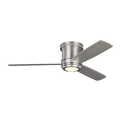 Buy Monte Carlo 3tahr56snd Aerotour 56 Hugger Fan With Led Light And Remote Control 3 Wood Blades Satin Nickel Online In Turkey B07t3plzpb