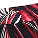 Novias Women Summer Multicolored Print High Waisted Beach Maxi Skirts Long Skirt(Leave) XL