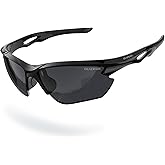 DEAFRAIN Polarized Sports Sunglasses for Men Women Cycling Running Fishing Glasses TR90 Unbreakable Frame UV Protection Z87