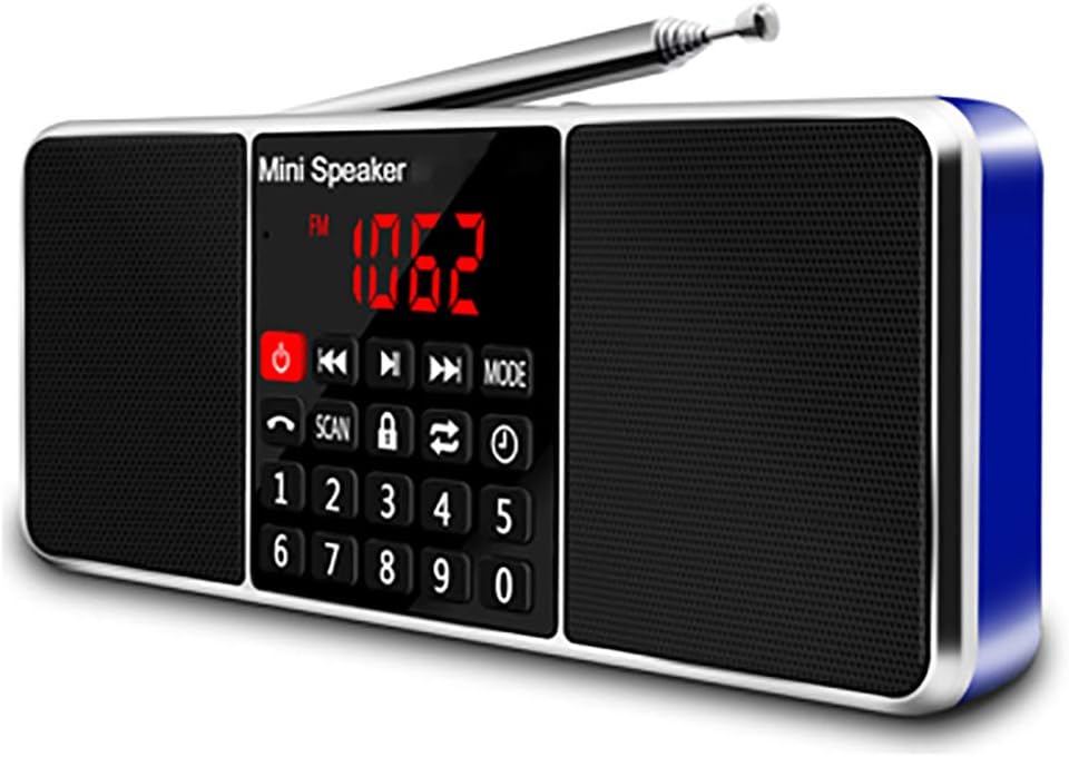C Portable Digital AM FM Radio Wireless Bluetooth Speaker Handsfree