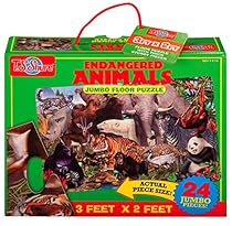 T.S. Shure Endangered Animals Jumbo Floor Puzzle