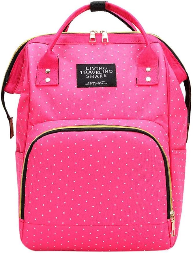Domybest Zaino Mamma Neonato Fasciatoio Bambino Stampa a Pois Borsa per  Pannolini in Nylon Zaino Fasciatoio Multifunzionale da Viaggio Prima  infanzia urban-earth.co.uk