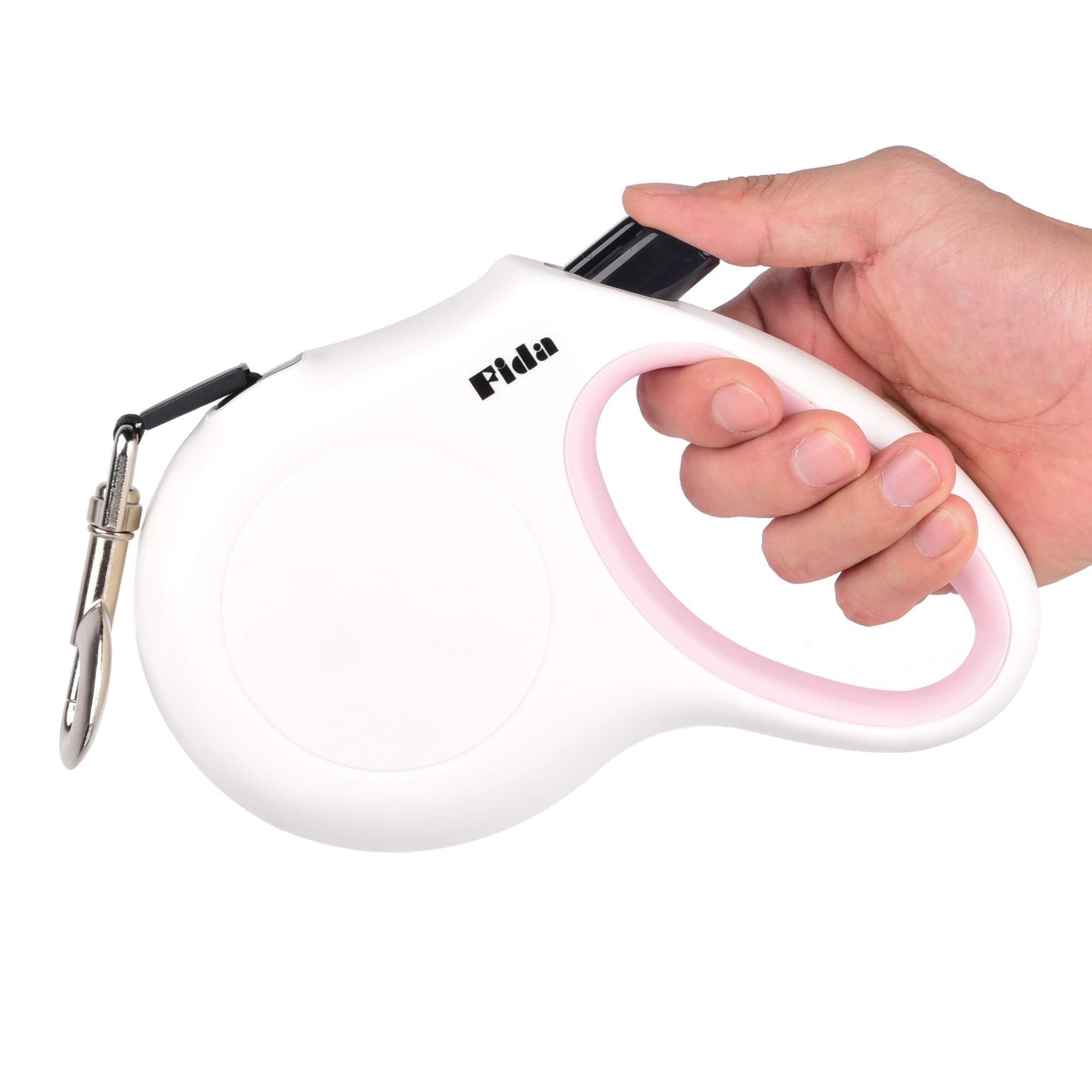 Photo 1 of Fida Retractable Dog Leash Large Breed, Heavy Duty 16 ft Dog Walking Leash for Large Dogs up to 110 lbs, 360° Tangle Free, White