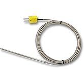 TCELEC TCE-K02H3-100 K Type Thermocouple Metal Probe for Furnace K-Type Input Instrument Thermocouple Sensor Temperature Avai
