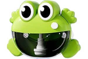 Bubble Machine Bath - ABS Automatic Maker with Frog Crocodile Design | Cute Toy | Foam Bubble Generator | Play Entertainment 