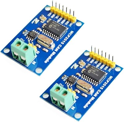 Hailege 2pcs MCP2515 CAN Bus Module TJA1050 Receiver SPI AVR 1Mb/s
