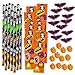 Bulk 156 Halloween Party Favors Treats for Kids Toys Novelty Assortment 12 Ducks 12 Pencils 12 Stickers Sheets 48 Mini Erasers 72 Glitter Tattoos