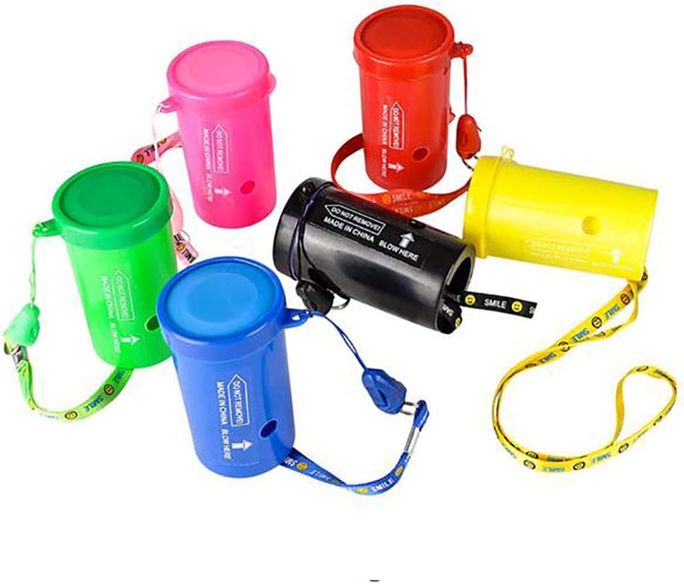 Kicko 3 Inch Air Horn - Horn Air Hooter, 12 Pack of Blow Horn, Sports Event, Pranking, Ideas, Boat, Train or Cars Signal, Fire Alarm, Traffic Signal and Lifeguard Emergency: Automotive